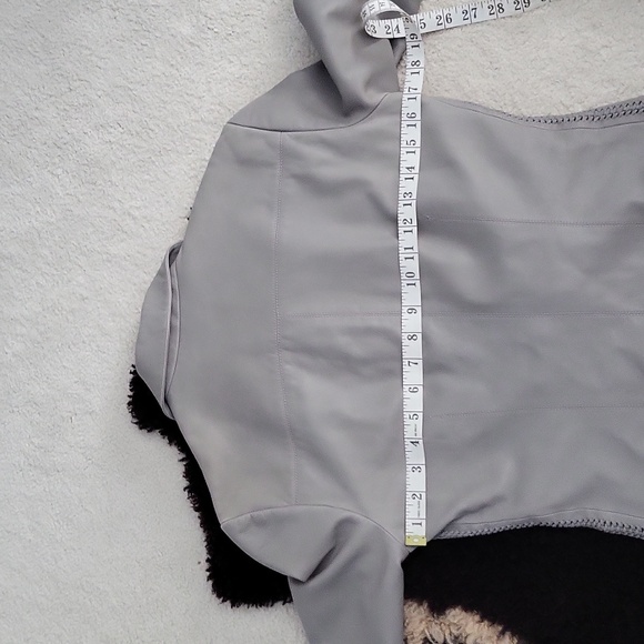 VTG Armani Collezioni Calf Leather Jacket Made In Italy XS-S - Picture 8 of 10